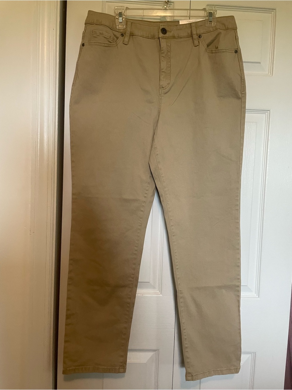 NWT Style & Co sz 16 straight leg, high rise chino pants